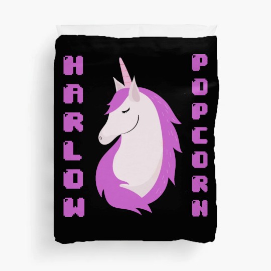 Harlow And Popcorn Merch Popcorn The Pony Duvet Covers