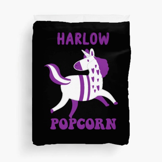 Harlow And Popcorn Merch Popcorn The Pony Duvet Covers