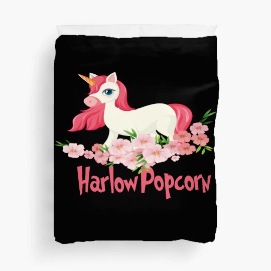 Harlow And Popcorn Merch Popcorn The Pony Duvet Covers
