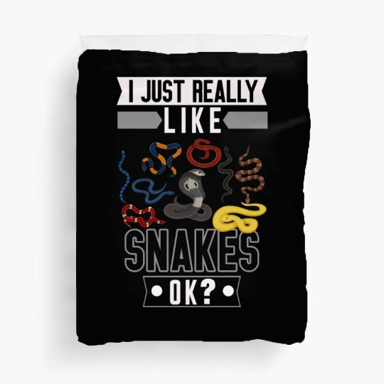 Funny Snake Lover Reptile Girls Boys Duvet Covers