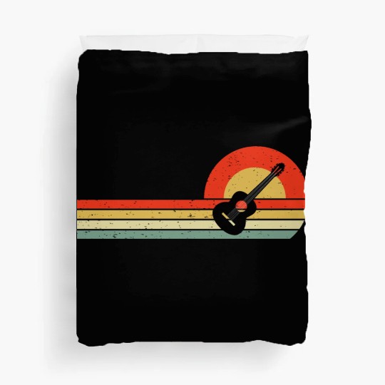 Acoustic Guitar Player Music Musician Guitarist Duvet Covers