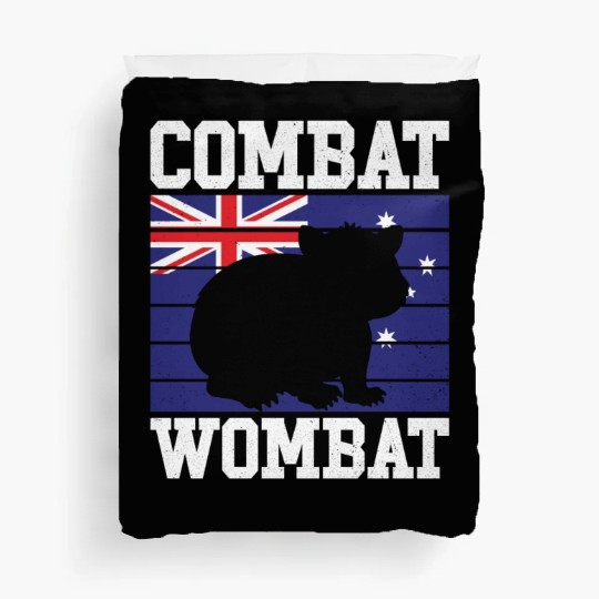 Combat Wombat For A Wombats Lover Duvet Covers