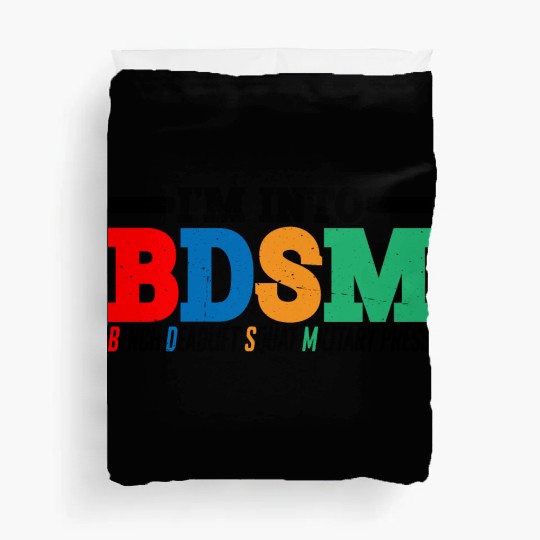 Im Into BDSM Bench Squat Deadlift Military Press16 Duvet Covers