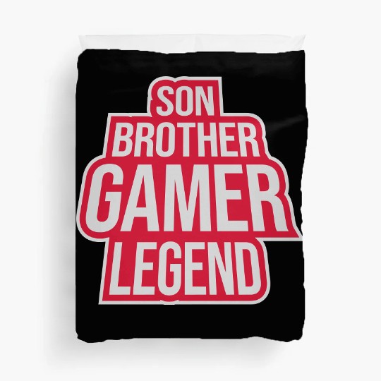 son brother gamer legend Duvet Covers