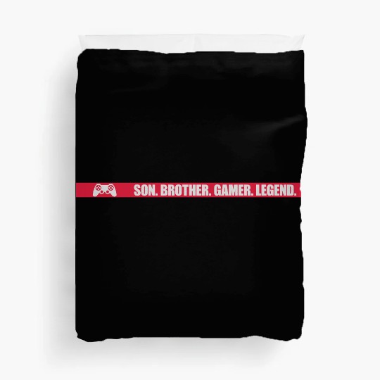 son brother gamer legend Duvet Covers
