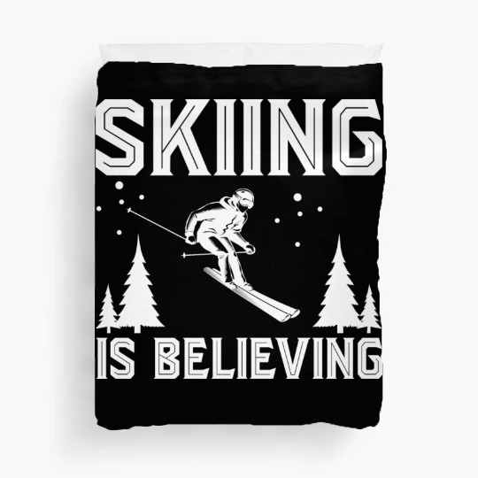 Skiier Gears Ski Winter Lifestyle Apparel Sports Duvet Covers