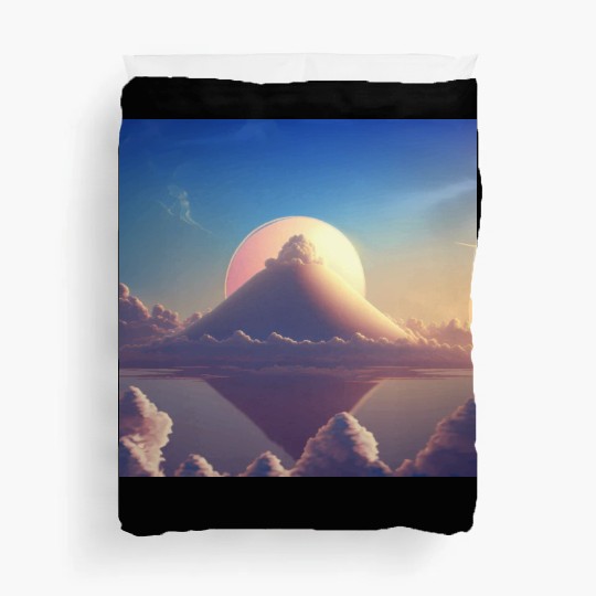 Mashup Cotton Candy Planet & The Lonely Mountain Duvet Covers