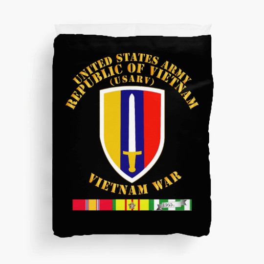 Army US Army Vietnam USARV Vietnam War w SVC Duvet Covers