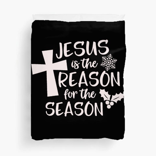Jesus is The Reason for the Season Candy Christian Duvet Covers