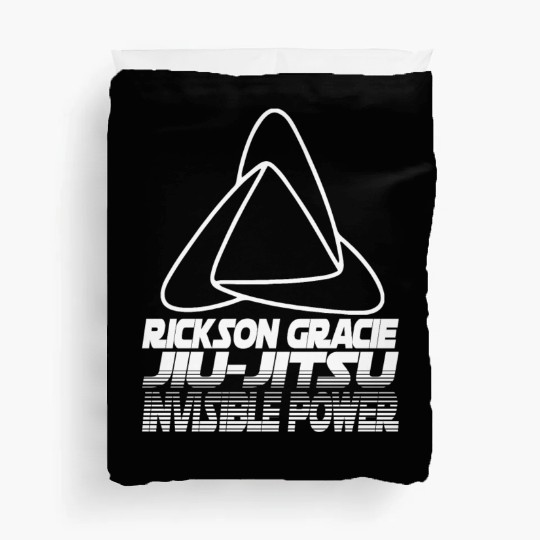 Rickson Gracie Jiu-Jitsu Invisible Power Duvet Covers
