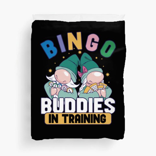 Bingo Card Game Grandma Bingo Player Bingo Cards Duvet Covers