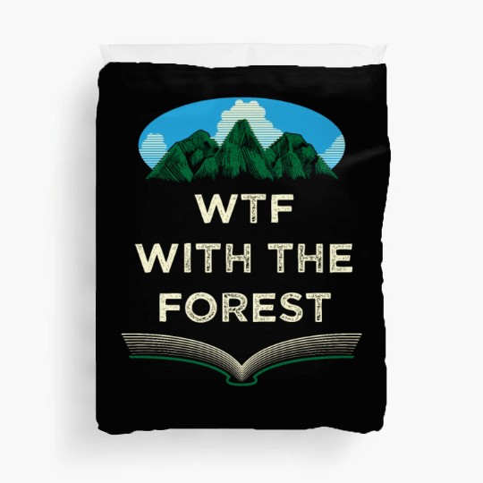 With The Forest Camping Wildlife Camper Outdoor Na Duvet Covers