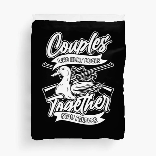 Duck Hunting Couples Duvet Covers