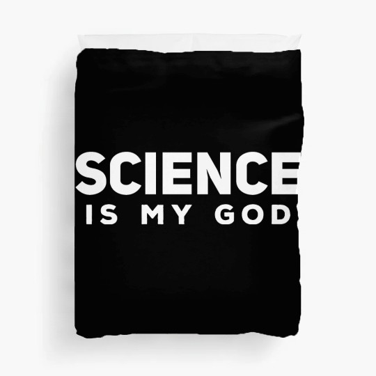 The science of atheism Duvet Covers