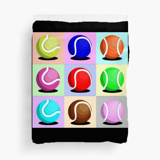Cadeau pour joueurs et joueuses de padel Duvet Covers