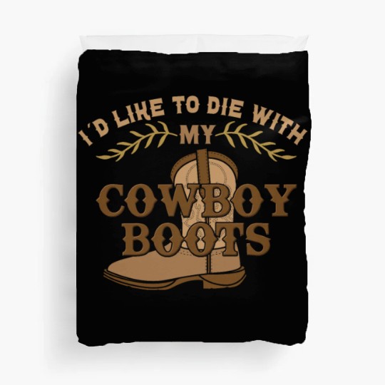 Cowboy Barn Bull Rider Rodeo Country Western Gift Duvet Covers