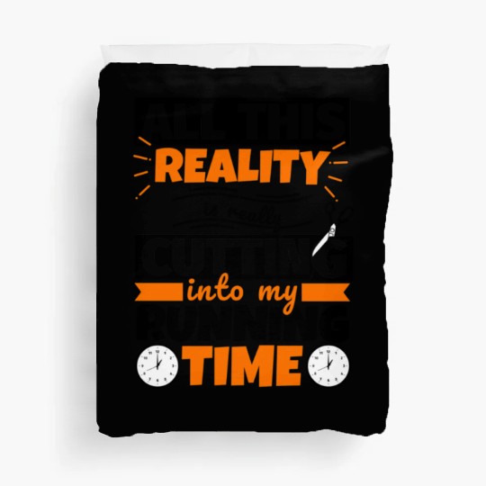 Running Funny Saying Hob Duvet Covers