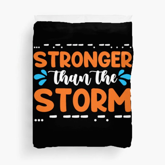 Ham Radio Stronger Than The Storm Radio Operator Duvet Covers
