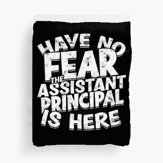 Assistant Principal Back School Teacher Principal Duvet Covers