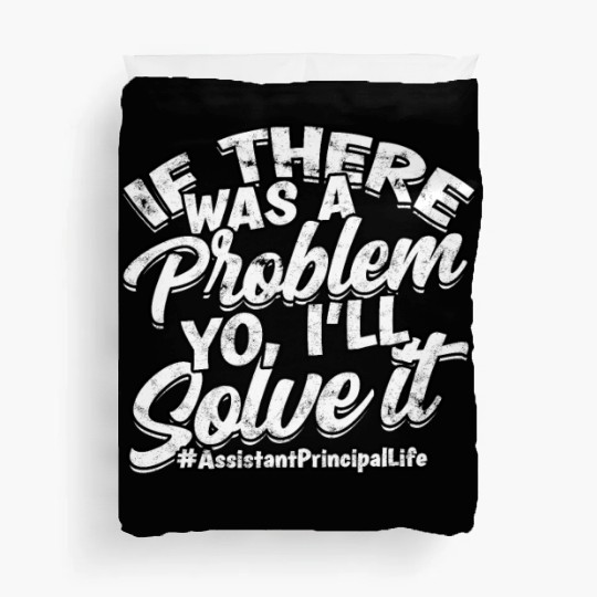 Assistant Principal Back School Teacher Principal Duvet Covers