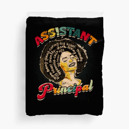 Assistant Principal Back School Teacher Principal Duvet Covers