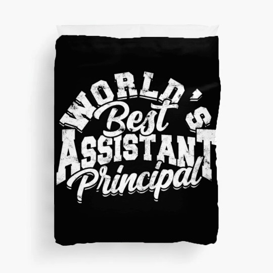 Assistant Principal Back School Teacher Principal Duvet Covers