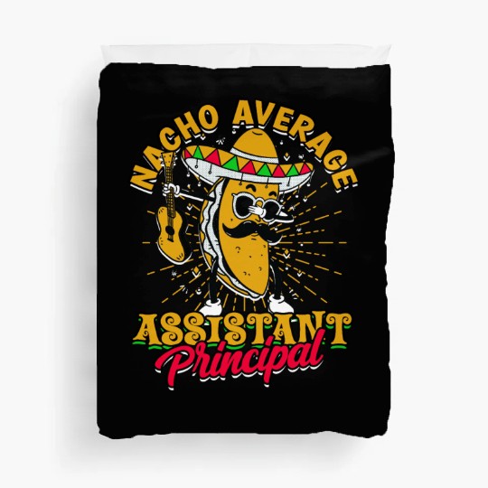 Assistant Principal Back School Teacher Principal Duvet Covers