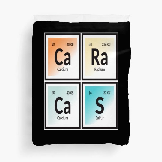 Caracas | Periodic Table of Elements Duvet Covers
