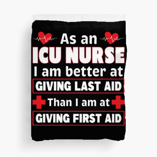 Funny ICU Nurse Duvet Covers