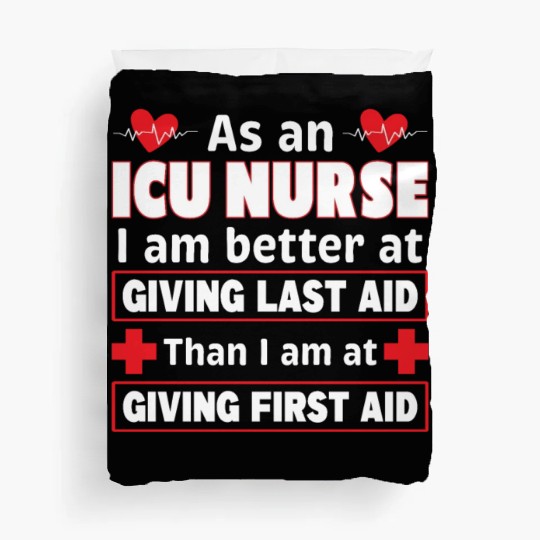 Funny ICU Nurse Duvet Covers