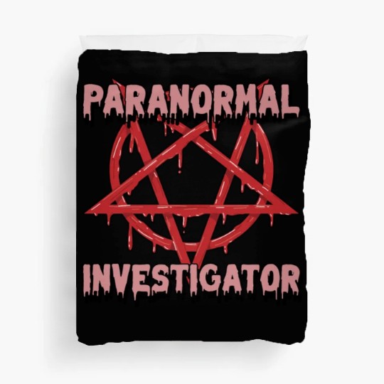 Ghost Hunting Paranormal Investigator Duvet Covers