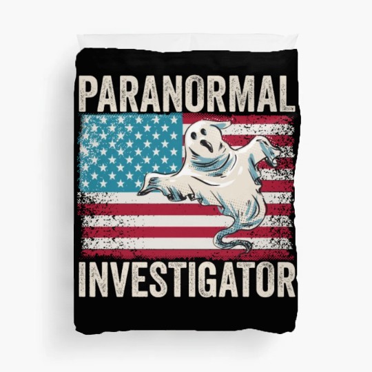 Ghost Hunting Paranormal Investigator Duvet Covers