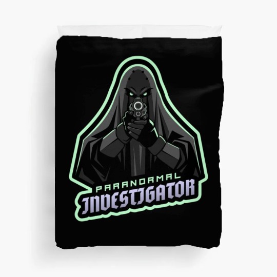 Ghost Hunting Paranormal Investigator Duvet Covers