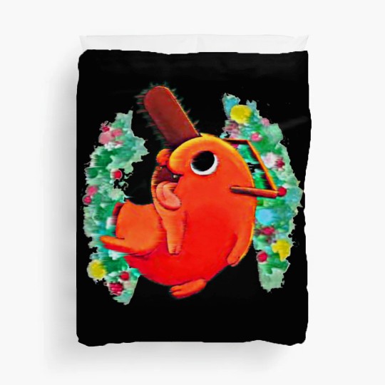 CUTE DEVIL DOG CHRISTMAS Duvet Covers