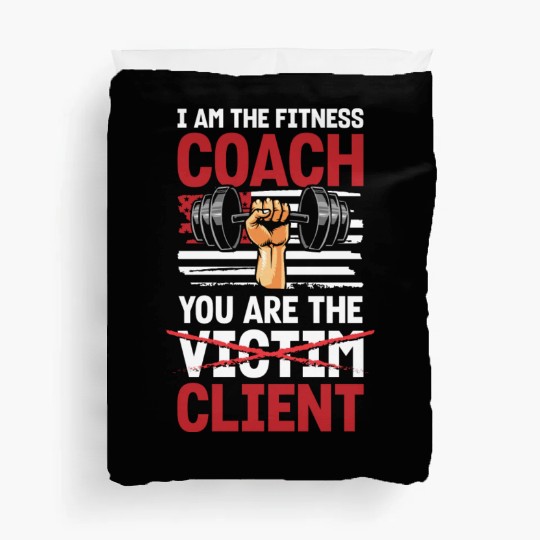 Fitness Exercising Bench Press Education Duvet Covers