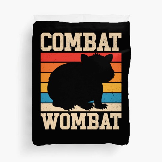 Combat Wombat For A Wombats Lover Duvet Covers