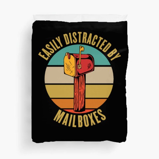 Mail delivery, Postal worker Duvet Covers