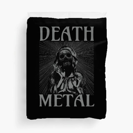Goth Satan Rock Festivals Black Heavy Death Metal Duvet Covers