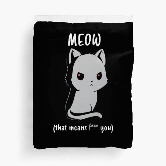 Cat ( meow ) Duvet Covers