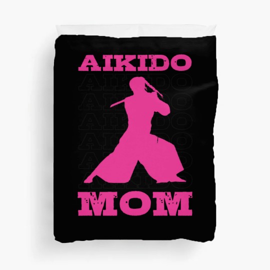 Aikido Mom Japan Taekwondo Karate Martial Arts Duvet Covers