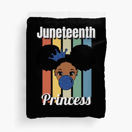 Afro Lady Woman, Juneteenth Day Duvet Covers