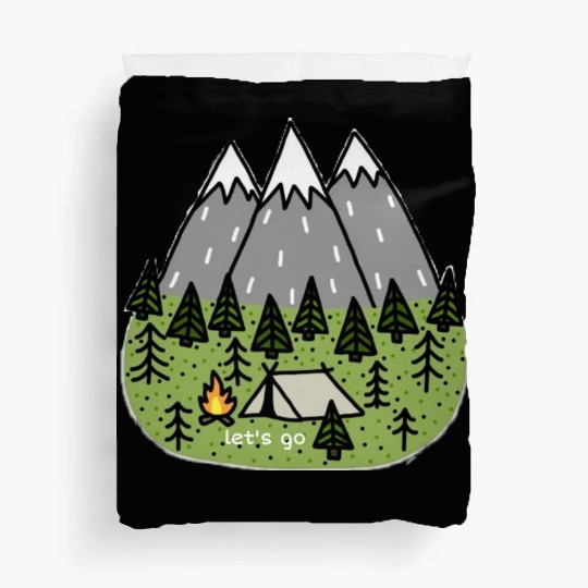 Camping Mountain Duvet Covers