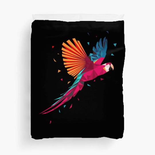 Macaw Parrot Geometric Bird Parakeet Ornitholog Gi Duvet Covers