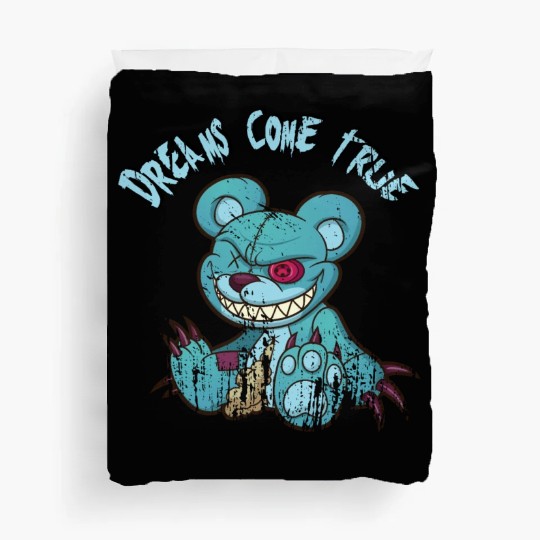 dream's come true Teddys Horror Halloween Duvet Covers