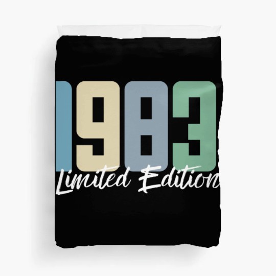 40 Years Vintage 1983 Retro 40th Birthday Duvet Covers