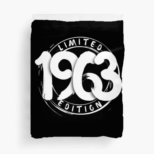 60 Years Vintage 1963 Retro 60th Birthday Duvet Covers