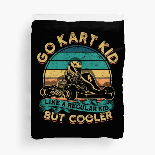 Go Kart Racer Pit Crew Car Racing Karting Duvet Covers