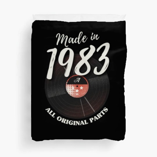 40 Years Vintage 1983 Retro 40th Birthday Duvet Covers