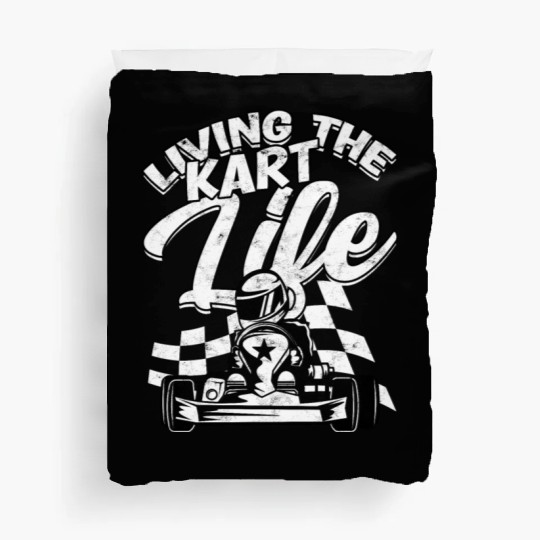 Go Kart Racer Pit Crew Car Racing Karting Duvet Covers