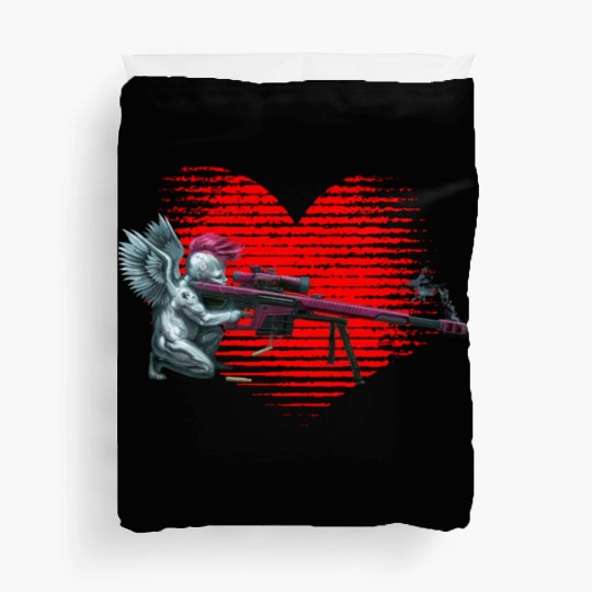 Gaming is my Valentine Gamers Valentines Day Cupid Duvet Covers